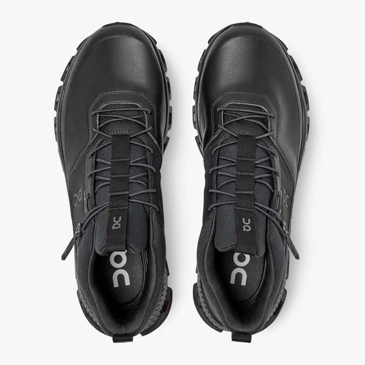 On Running Cloud Hi Waterproof scarpa nera impermeabile