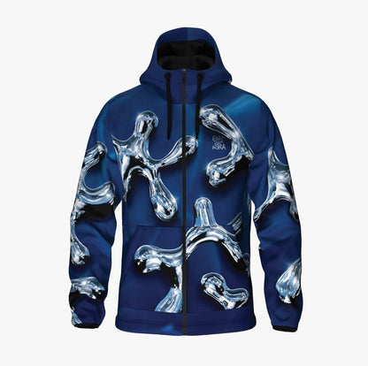 EnergiaPura Felpa Ruis Printed full Zip Unisex MH514X. C9