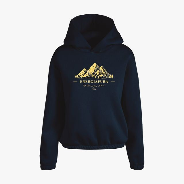 EnergiaPura Felpa Kylie Lady con Cappuccio blu