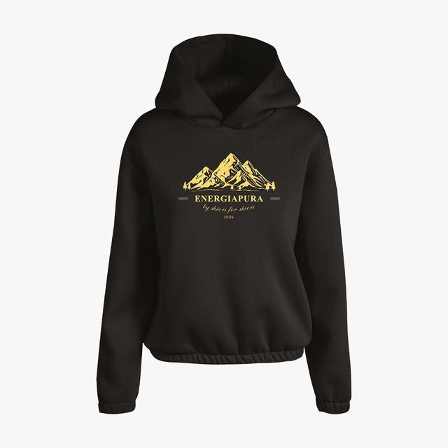 EnergiaPura Felpa Kylie Lady con Cappuccio nera