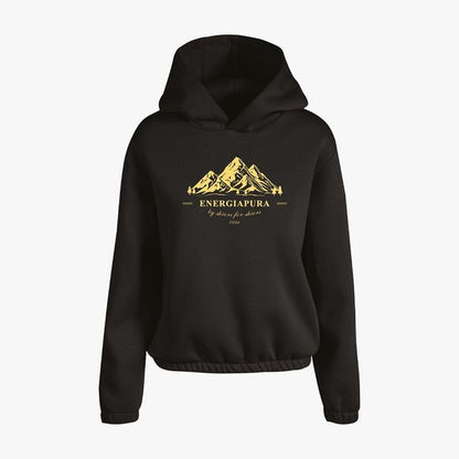EnergiaPura Felpa Kylie Lady con Cappuccio nera