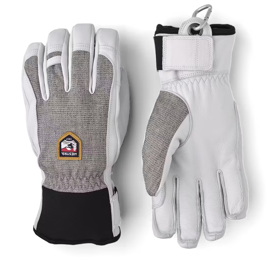 HESTRA Army Leather Patrol guanto a 5 dita in pelle da donna