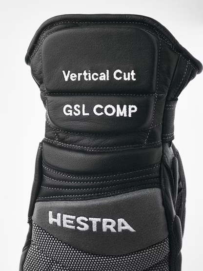 HESTRA GSL Race Comp moffola 3 dita da gara in pelle-3