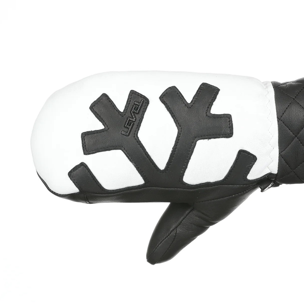 Level Glove Coco mitt PK black moffola in pelle da donna