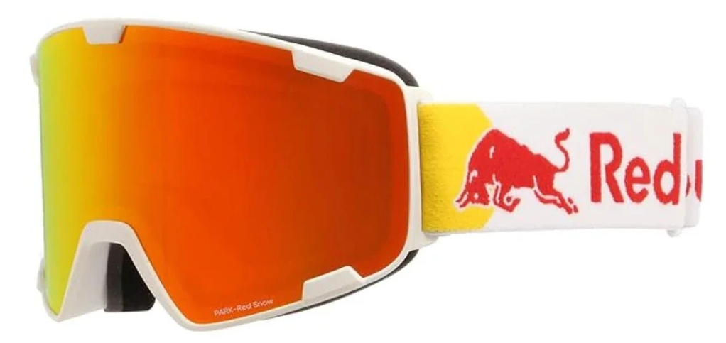 Red Bull Spect PARK Maschera da sci e snowboard - rossi