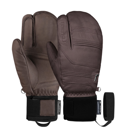 Reusch moffola da sci 3 dita Highland R-TEX XT Lobster da Uomo in pelle