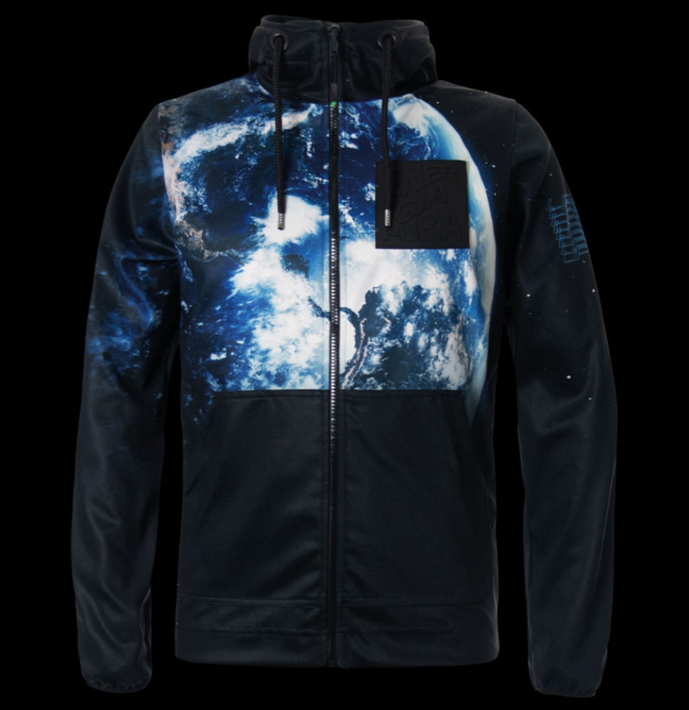 ENERGIAPURA FELPA BERGA PRINTED ZIP PLANET SR/Lady/JR