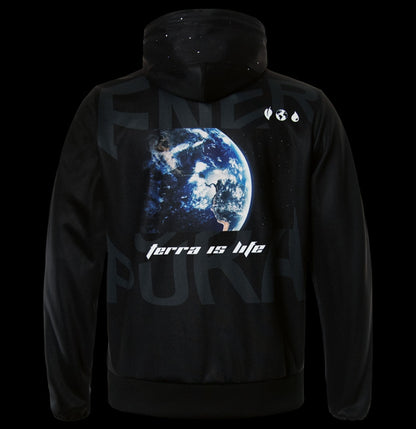 ENERGIAPURA FELPA BERGA PRINTED ZIP PLANET SR/Lady/JR