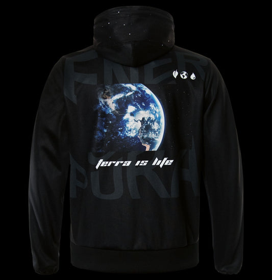 ENERGIAPURA FELPA BERGA PRINTED ZIP PLANET SR/Lady/JR