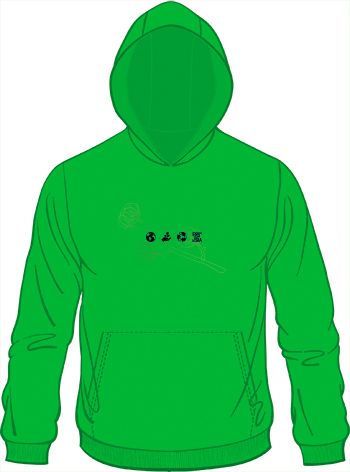 EnergiaPura Felpa Lady/Unisex  Organic con Cappuccio art. ME527