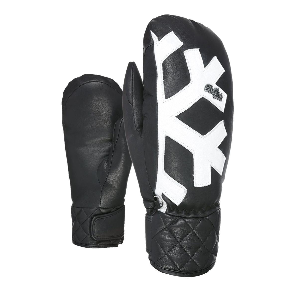Level Glove Coco mitt PK black moffola in pelle da donna