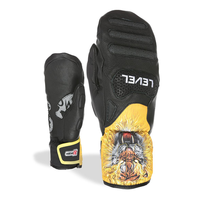 Level Glove SQ JR CF Mitt goldenrod Moffola in pelle junior