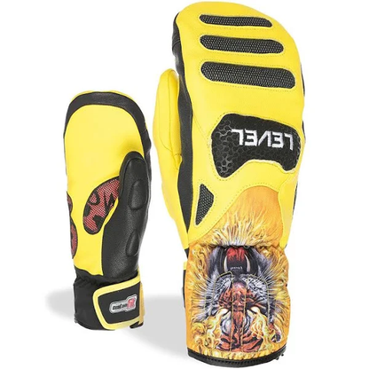 Level Glove SQ JR CF Mitt goldenrod Moffola in pelle junior