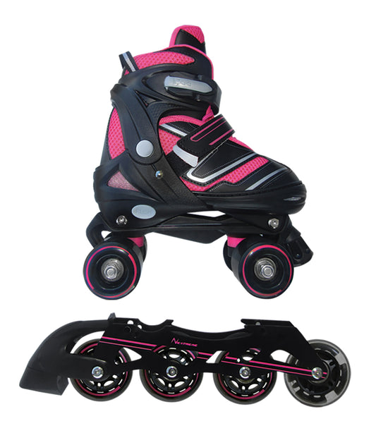 Nextreme Pattini a Rotelle e in Linea Regolabili 2 In 1 Reverse (34- 37) JR