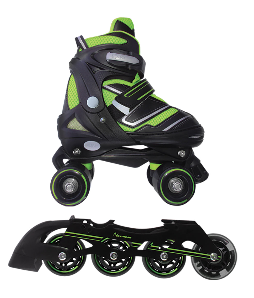 Nextreme Pattini a Rotelle e in Linea Regolabili 2 In 1 Reverse (34- 37) JR